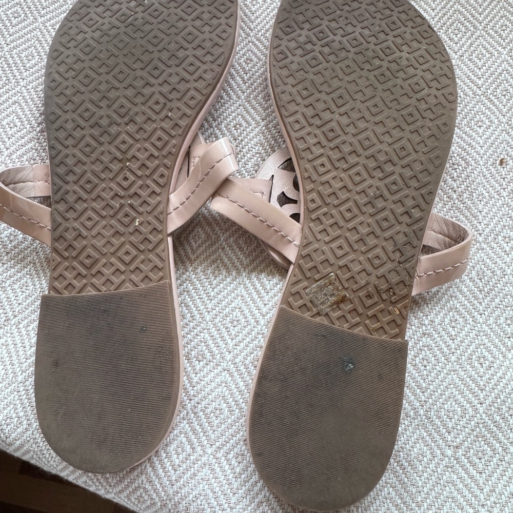 Tory Burch Women's Miller Pink Sandals Sz 8 - Picture 4 of 5
